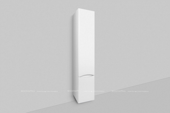 Шкаф-пенал подвесной Am.Pm Like M80CHR0356WG правый 35 см белый глянец - 8 изображение