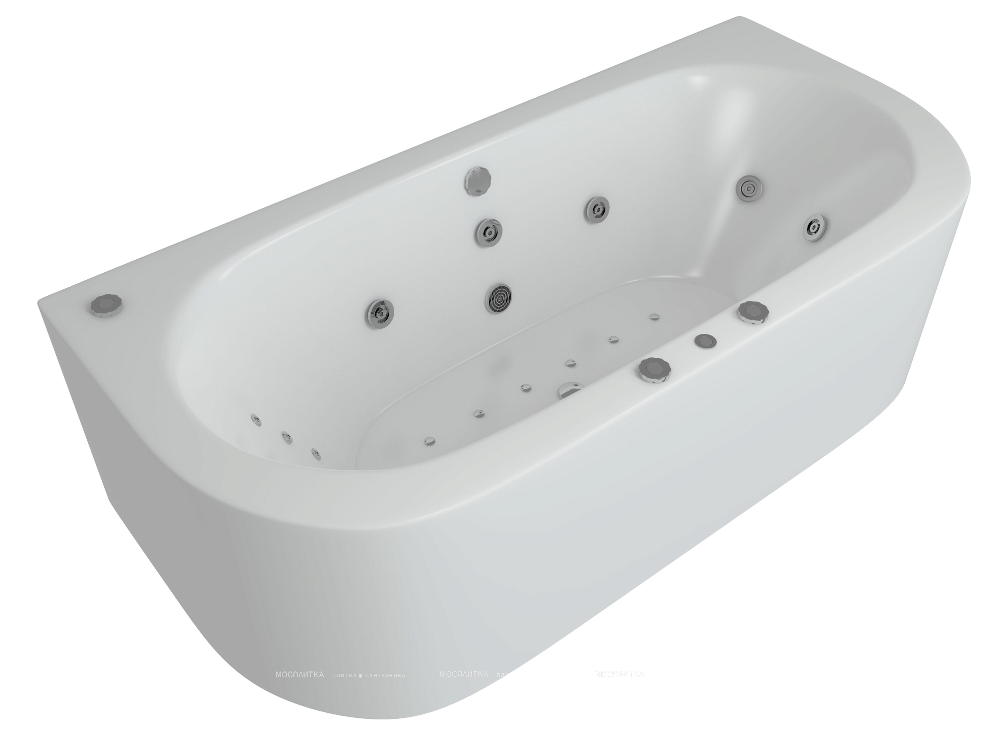 Акриловая ванна Aquatek Морфей 190 см на объемном каркасе - изображение 3