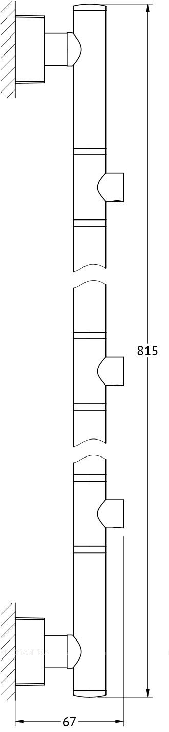 Штанга FBS Esperado ESP 075 трехпозиционная 82 см - изображение 2