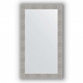 Зеркало в багетной раме Evoform Definite BY 3313 80 x 140 см, волна хром