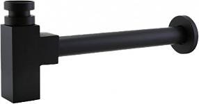 Сифон BelBagno BB-SMQ2-NERO для раковины, чёрный матовый