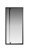 Душевой уголок Creto Astra стекло прозрачное профиль черный 90х70 см, 121-WTW-900-C-B-6 + 121-SP-700-C-B-6
