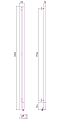 Полотенцесушитель электрический Сунержа Нюанс 2.0 180х8,5 см 12-0543-1853 белый - 4 изображение