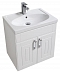 Комплект мебели для ванной Aquanet Рондо 60 фасады белый - 5 изображение