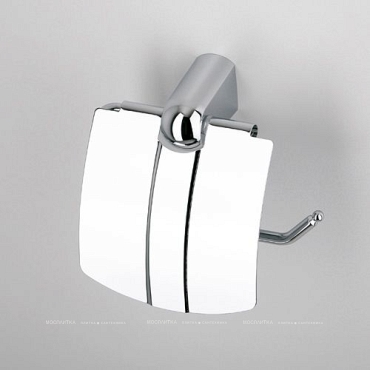 Держатель туалетной бумаги с крышкой Wasserkraft Berkel K-6825 - 3 изображение