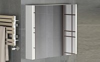 Зеркальный шкаф Comfortу Женева-90 дуб белый