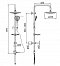 Душевая стойка Paini RS 50CR191RSP3 с верхним душем - изображение 2