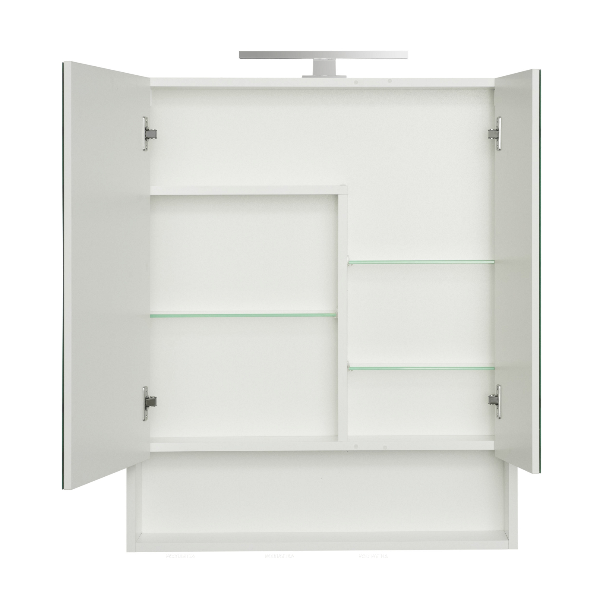 Зеркальный шкаф Aquaton Сканди 70 белый 1A252202SD010 - изображение 4