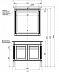 Комплект мебели для ванной Aquanet Селена 105 белый/серебро 2 двери - изображение 20