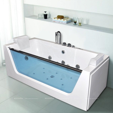 Акриловая ванна Grossman GR-17080 с гидромассажем, белая - 7 изображение
