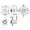 Переключатель потоков универсальный Paini Dax-DaxR 84CR471 хром глянец, на 3 потребителя - 3 изображение
