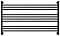 Полотенцесушитель водяной Сунержа Богема L 60х110 см 15-0202-6011 тёмный титан муар - 2 изображение