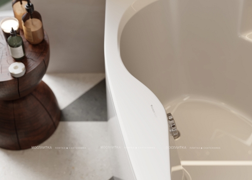 Акриловая ванна Vagnerplast MELITE 160x105 Left - 3 изображение