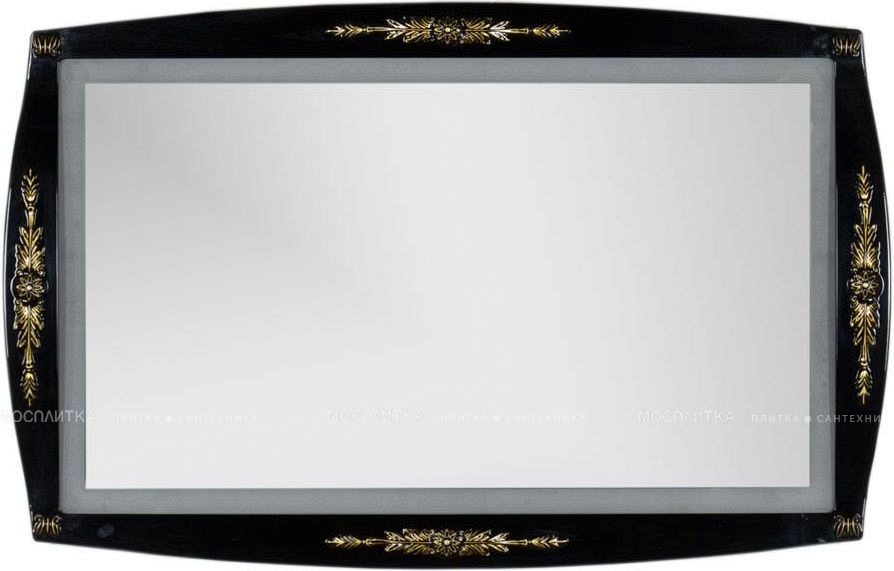 Зеркало Aquanet Виктория 120 00183927 черный / золото - изображение 4