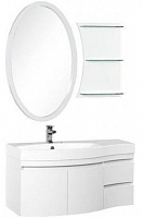 Комплект мебели для ванной Aquanet Опера 115 L 2 двери 2 ящика белый