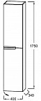 Шкаф-пенал Jacob Delafon Nona 40 см EB1983RRU-442 серый антрацит глянцевый - изображение 2