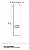 Шкаф-пенал Aquaton Ария М с бельевой корзиной, белый глянец - 7 изображение