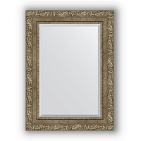 Зеркало в багетной раме Evoform Exclusive BY 3385 55 x 75 см, виньетка античная латунь