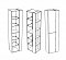 Шкаф-пенал Corozo Гольф 40 подвесной, бежевый - 5 изображение