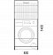 Шкаф Corozo Денвер 65 см SP-00000562 белый - изображение 5