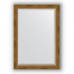 Зеркало в багетной раме Evoform Exclusive BY 3458 73 x 103 см, состаренная бронза с плетением