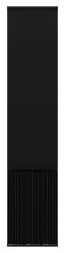 Шкаф-пенал Brevita Enfida 35 см ENF-05035-020L левый, черный - 11 изображение