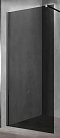 Душевая перегородка Vincea Walk-In VSW-1H120CGB 120x200 см черный матовый, стекло тонированное