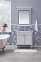 Комплект мебели для ванной Aquanet Селена 105 белый/серебро 2 двери - изображение 8