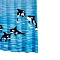 Шторка для ванны Ridder Orka, 180x200, синий, 35320 - 2 изображение