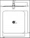 Верхний душ Ideal Standard IdeaRain LUXE B0388MY, 30*30 см - изображение 2