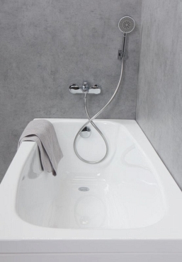 Акриловая ванна BelBagno BB102 150x70x40 пристенная - 4 изображение