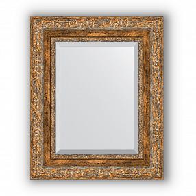 Зеркало в багетной раме Evoform Exclusive BY 3358 45 x 55 см, виньетка античная бронза