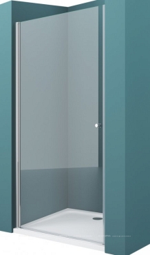 Душевая дверь BelBagno Etna 100х195 см ETNA-B-1-100-C-Cr профиль хром стекло прозрачное - 13 изображение