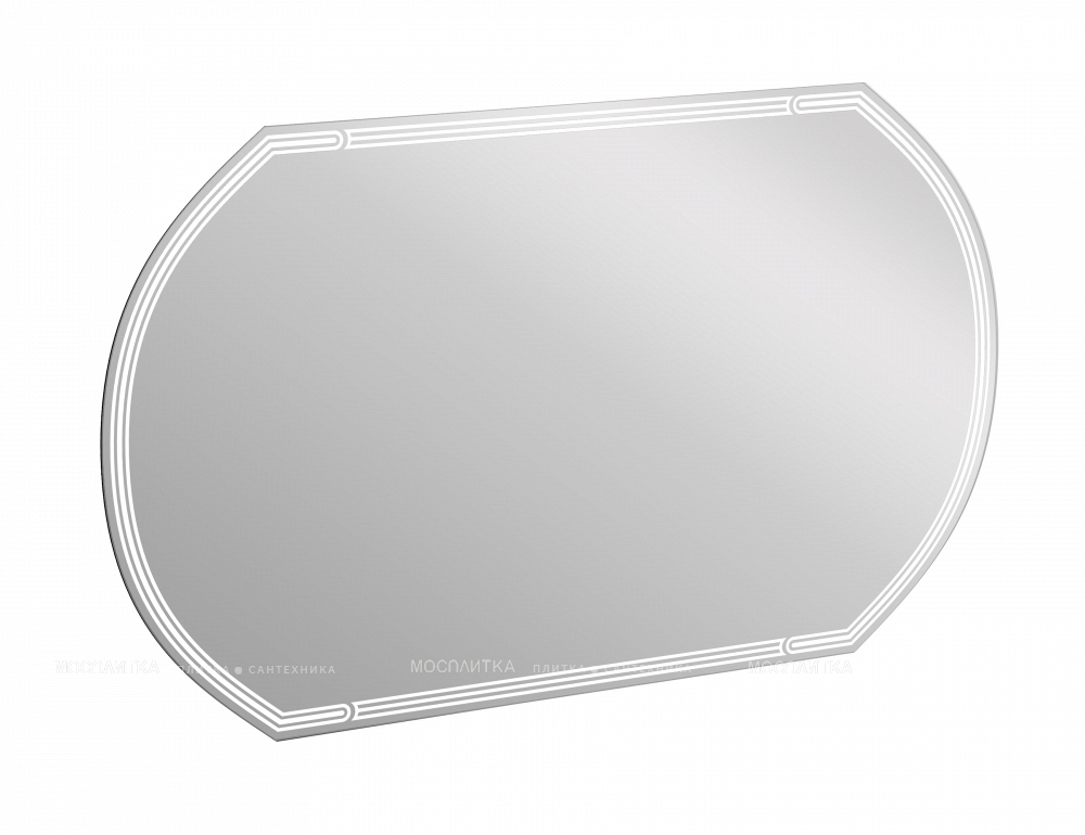 Зеркало Cersanit Led 090 Design 100 см LU-LED090*100-d-Os с подсветкой, белый - изображение 2