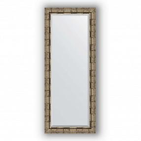 Зеркало в багетной раме Evoform Exclusive BY 1166 58 x 143 см, серебряный бамбук