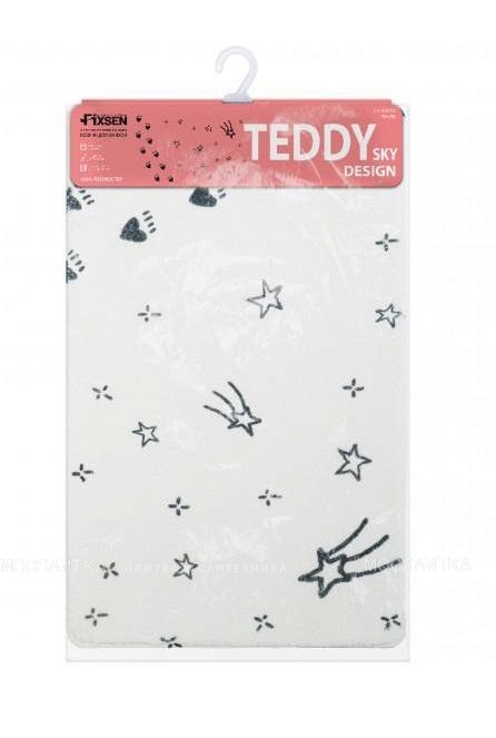 Коврик для ванной Fixsen Teddy Sky белый 50х80см FX-6001S - изображение 3