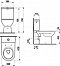 Крышка-сиденье Laufen Pro 8.9195.1.300.003.1 с микролифтом петли хром - изображение 4