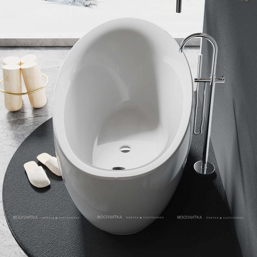 Акриловая ванна 180х90 см Black&White Swan SB 225 225SB00 белый глянцевый - изображение 7
