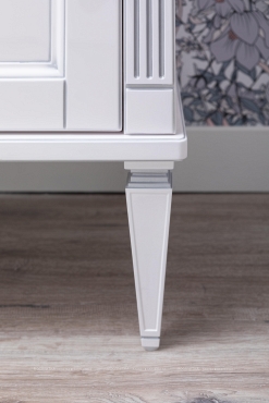 Комплект мебели для ванной Aquanet Селена 105 белый/серебро 2 двери - 14 изображение