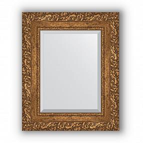 Зеркало в багетной раме Evoform Exclusive BY 1372 45 x 55 см, виньетка бронзовая