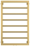 Полотенцесушитель водяной Сунержа Канцлер 80х50 см 032-0254-8050 матовое золото - 2 изображение