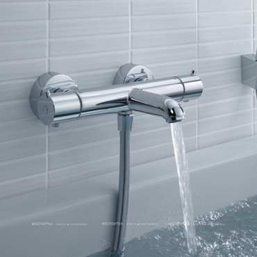 Термостат для ванны с душем Hansgrohe Ecostat 1001 CL ВМ 13201000 - 2 изображение