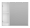 Зеркальный шкаф Brevita Balaton 90 см BAL-04090-01-Л левый, с подсветкой, белый - изображение 3