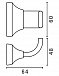 Крючок Art&Max Ovale AM-E-4086 - изображение 3