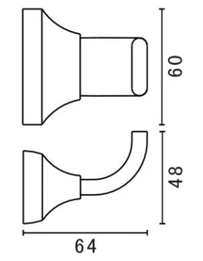Крючок Art&Max Ovale AM-E-4086 - 3 изображение
