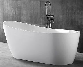 Акриловая ванна Abber 130х70 см AB9353-1.3, белый