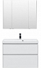 Комплект мебели для ванной Aquanet Гласс 90 белый - 2 изображение