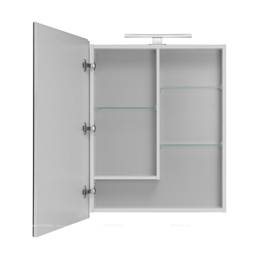 Зеркальный шкаф Aquaton Лондри 60 см 1A278502LH010 белый - 3 изображение