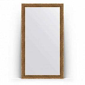 Зеркало в багетной раме Evoform Definite Floor BY 6035 114 x 204 см, вензель бронзовый