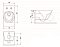 Унитаз подвесной безободковый beWash Bogen 88303601 с функцией биде, с крышкой-сиденьем микролифт, белый глянец - 5 изображение